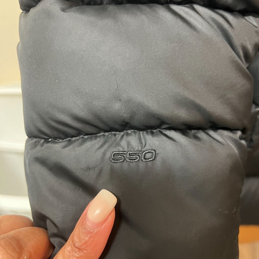 Women's Black North Face Parka Puffer Coat - Picture 8 of 12